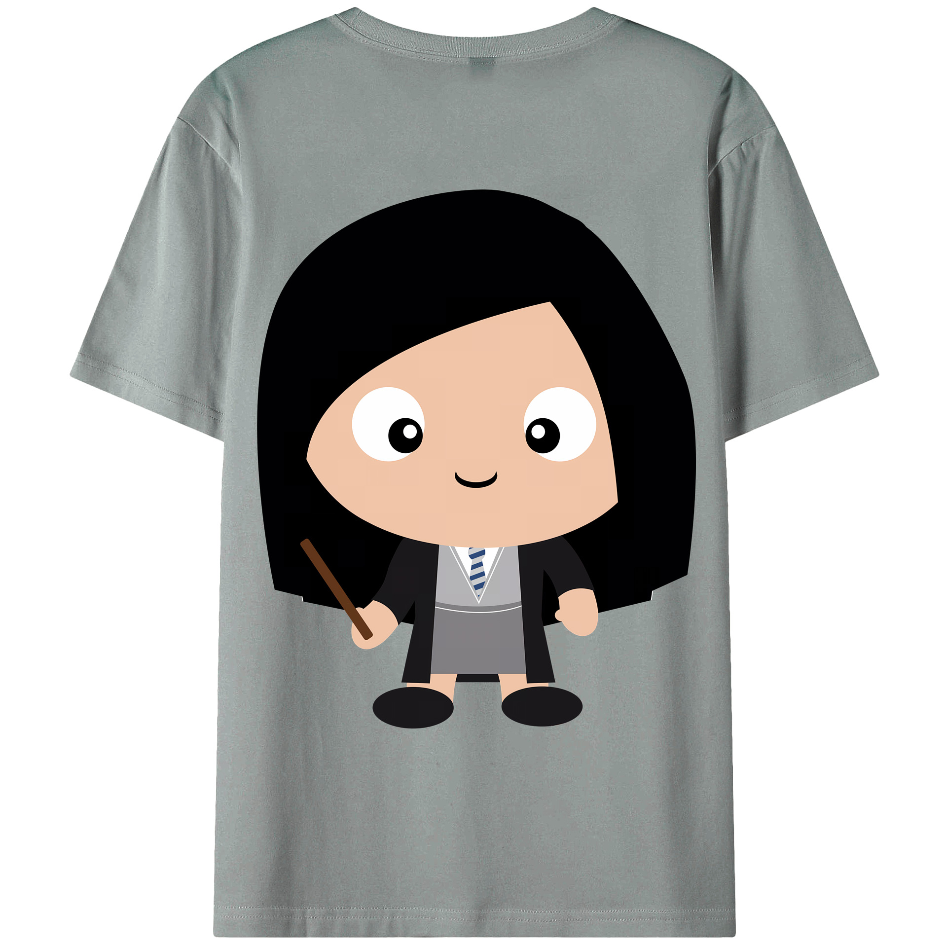 （画像用） Harry Potter ハリー・ポッターシリーズ 綿100％ メンズ半袖Tシャツ（バックプリント） 通気性